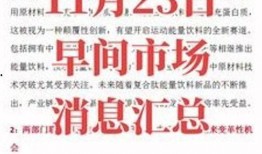 财经早汇爆料最新消息,最新爆料揭示市场动态与热点焦点